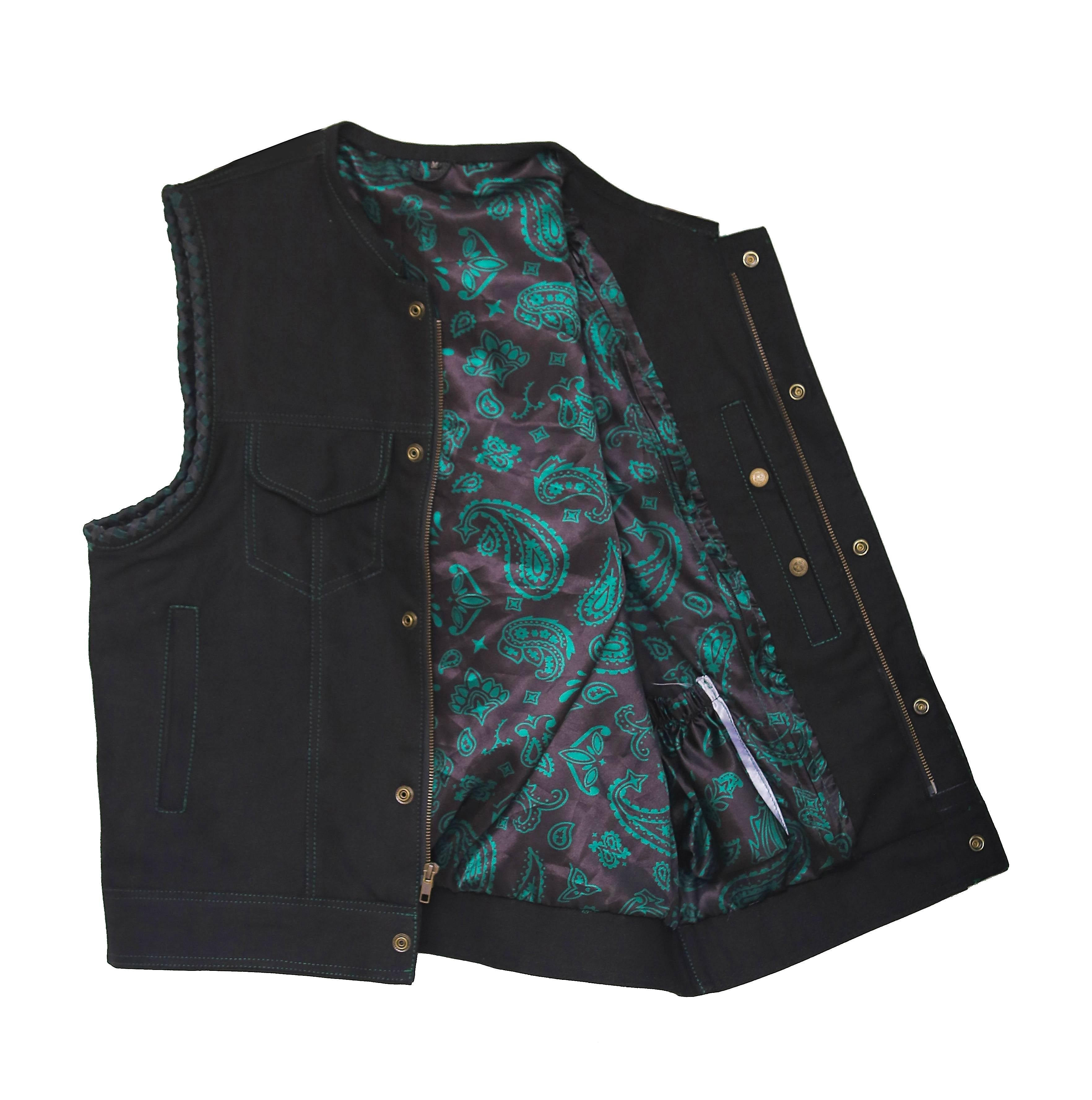 Stylish Leather Vest and premium leather vest Leathers Crafted