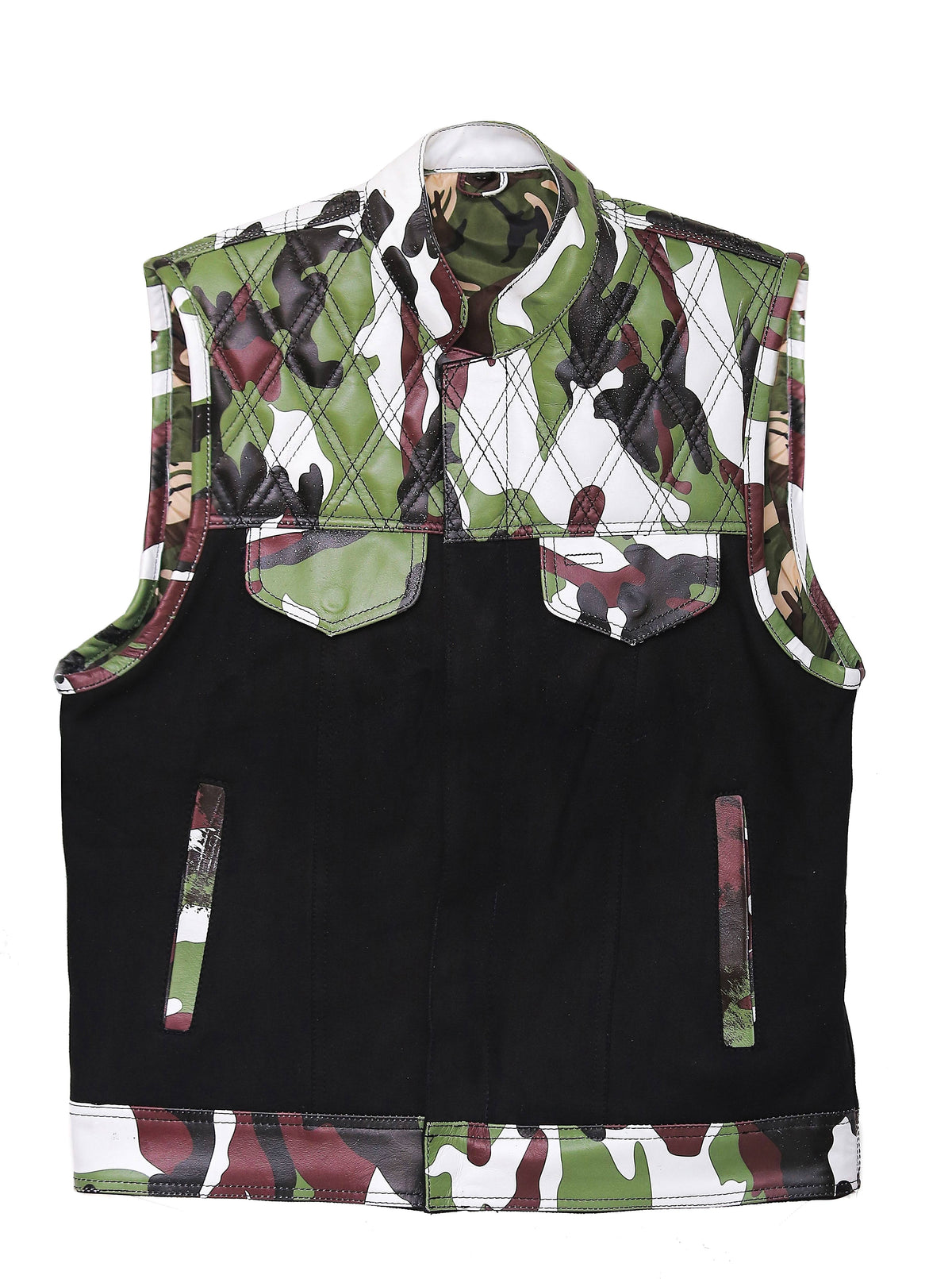 Leather waistcoat/ Faux Leather vest Leathers Crafted