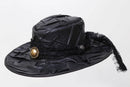 Black Outback Style Leather Hat Leathers Crafted