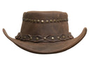 Cowpoke Classic Design Leather Hat Leathers Crafted