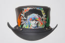 Native Chief Feathered Leather Top Hat Leathers Crafted