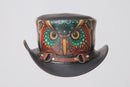 Owl Face Style Leather Top Hat Leathers Crafted