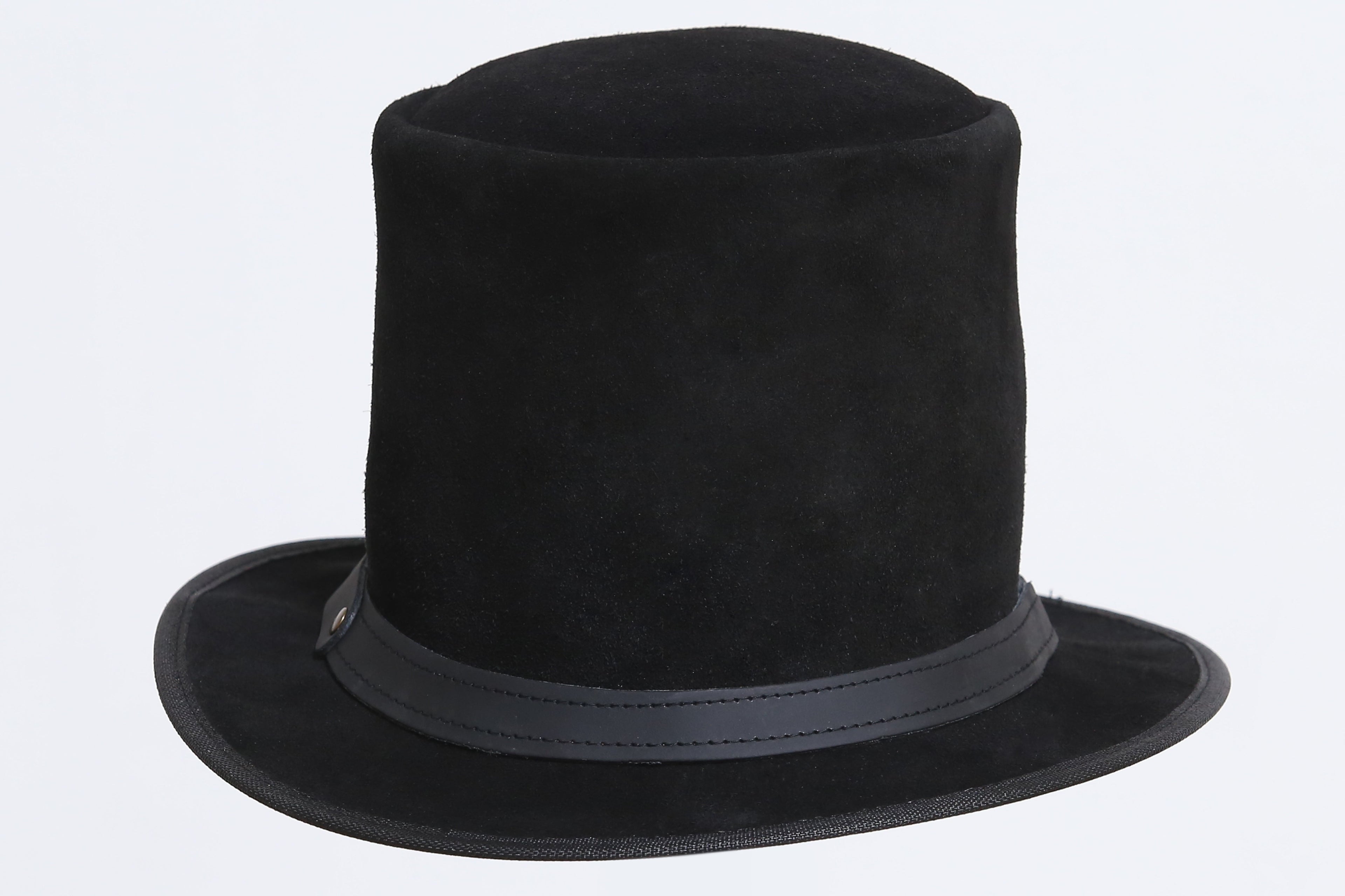 Black Natural Cowboy Hat Leathers Crafted