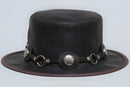 Rawhide Rancher Leather Cowhide Hat Leathers Crafted