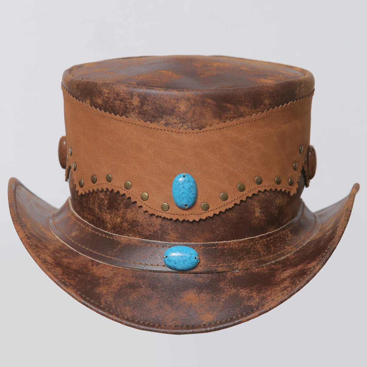 Leather Hat/Urban Adventurer Leather Fedora Leathers Crafted