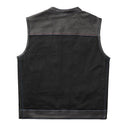 "Western Leather biker Vest" Leathers Crafted