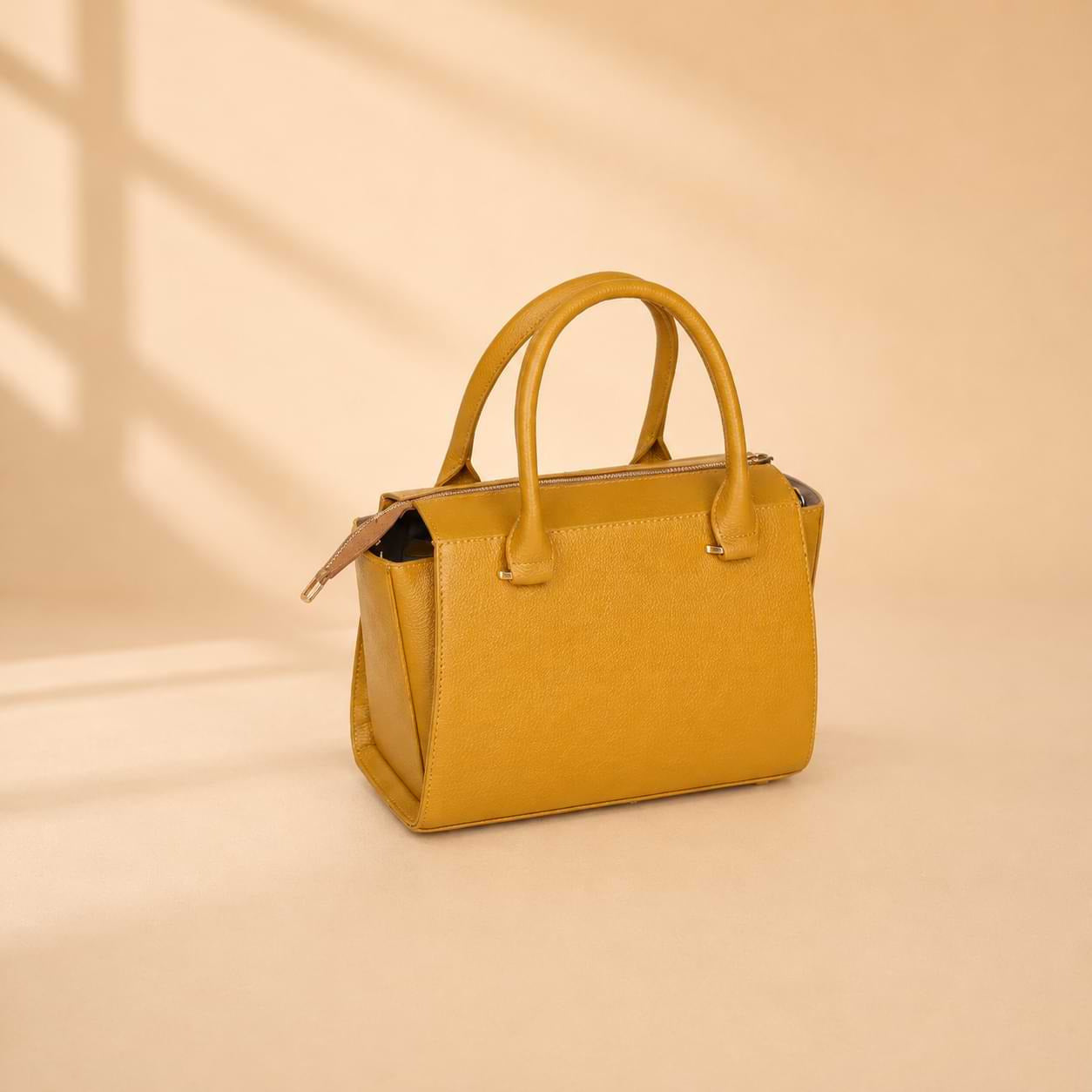 Leathers Crafted Women's Genuine Leather Mini Top Handle Satchel Bag