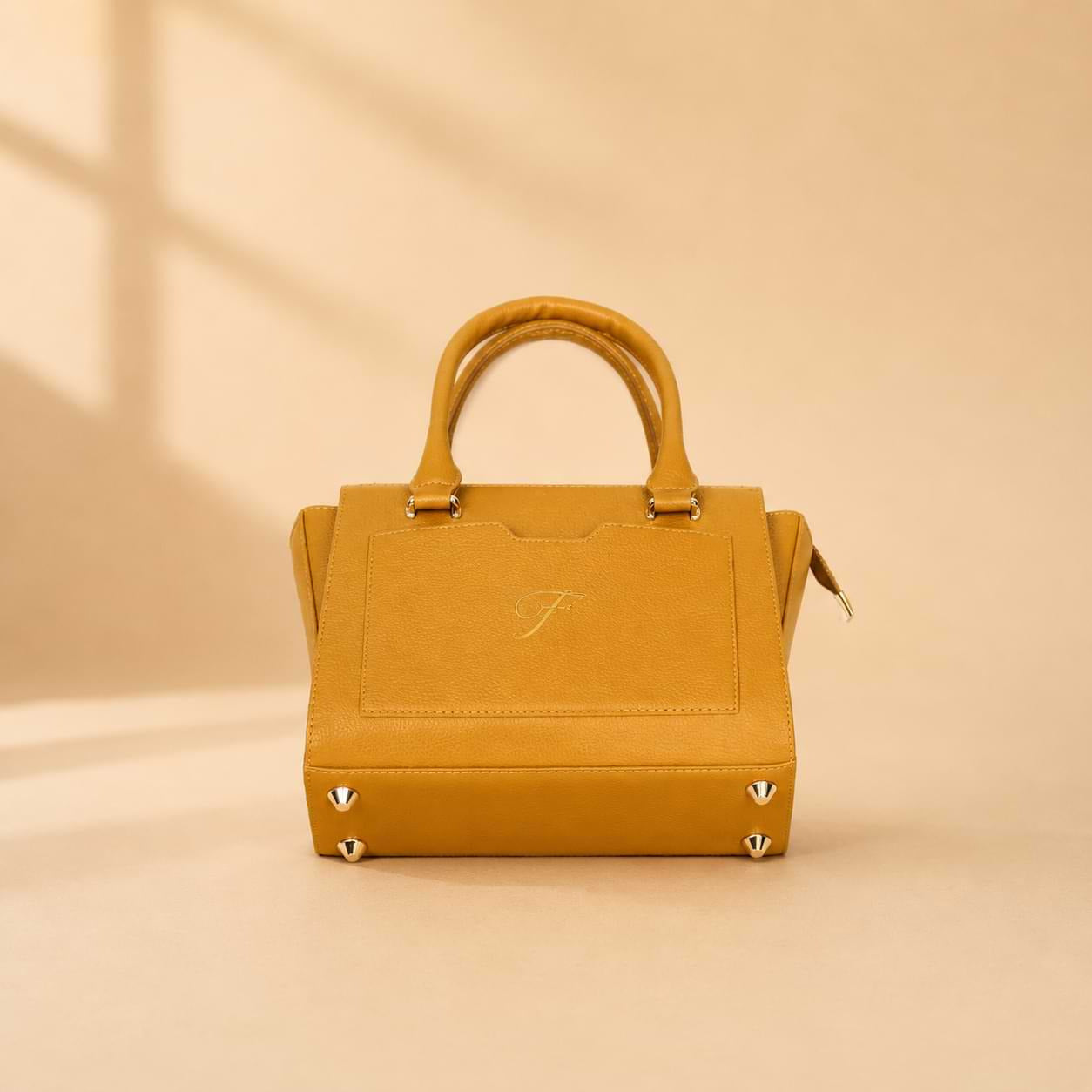 Leathers Crafted Women's Genuine Leather Mini Top Handle Satchel Bag