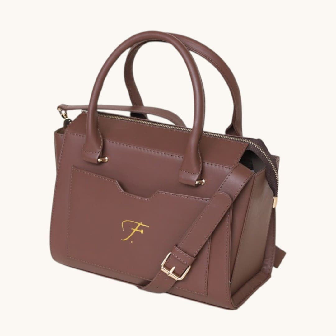 Chocolate Brown Genuine Leather Women's Luxury Satchel Handbag | Leathers crafted