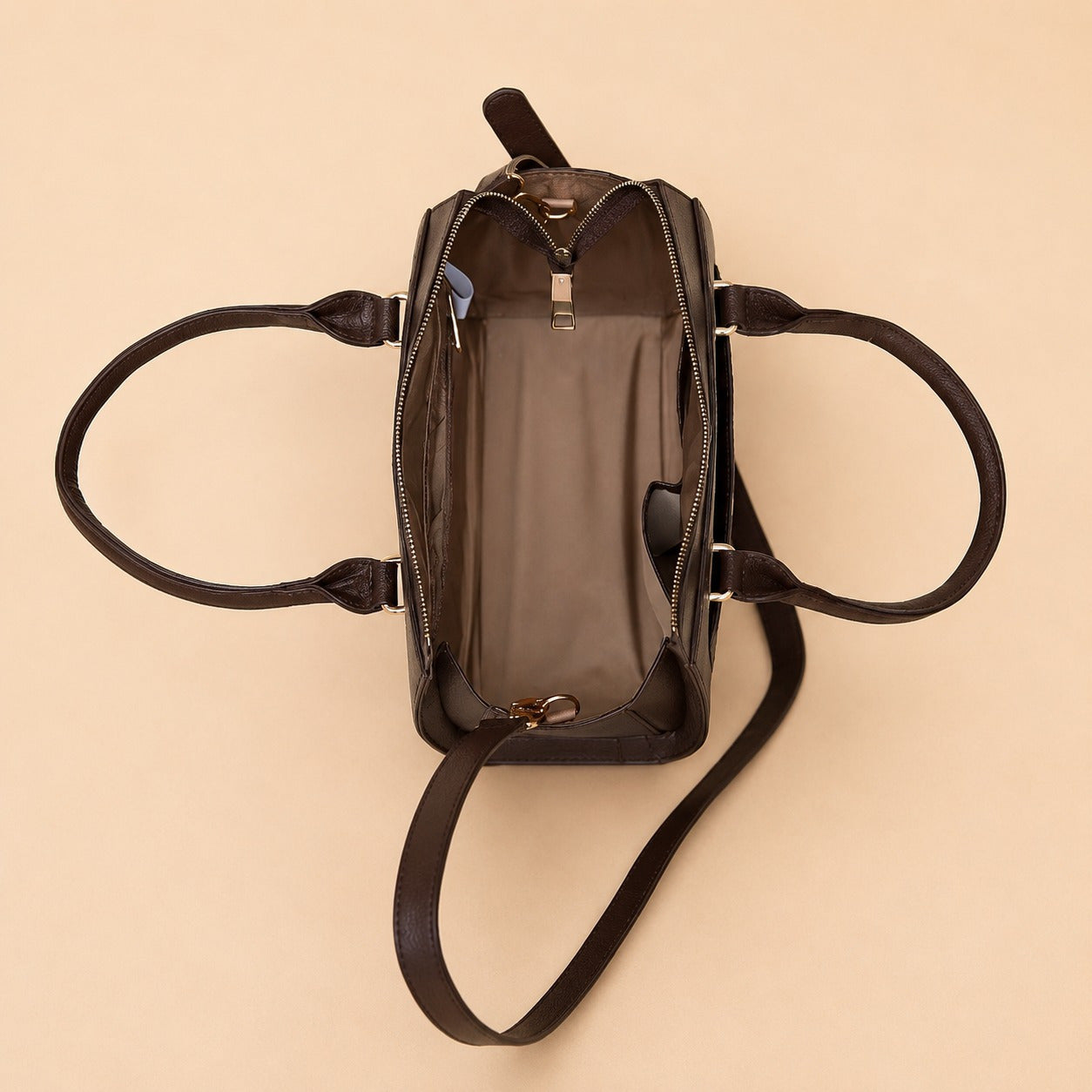 Luxury Brown Leather Women's Satchel Handbag – Genuine Leather Crossbody Tote Purse | Leathers Crafted