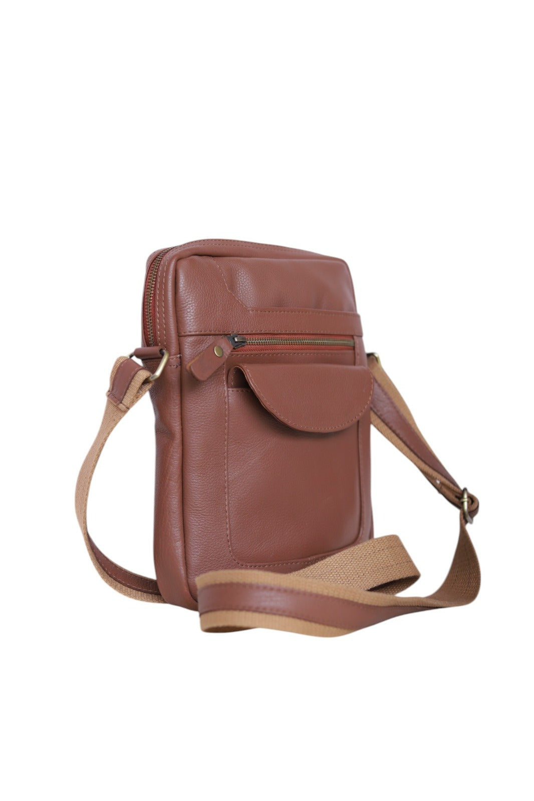 Leathers Crafted KR-01 Genuine Leather Crossbody Messenger Bag – Premium Men's Shoulder Bag for Travel & Daily Use
