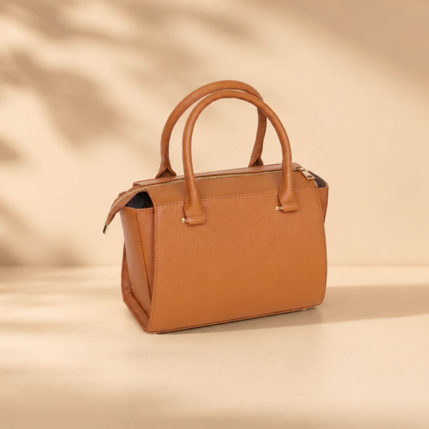 Luxury Genuine Leather Women's Top Handle Satchel Bag – Premium Crossbody Handbag | Leathers Crafted