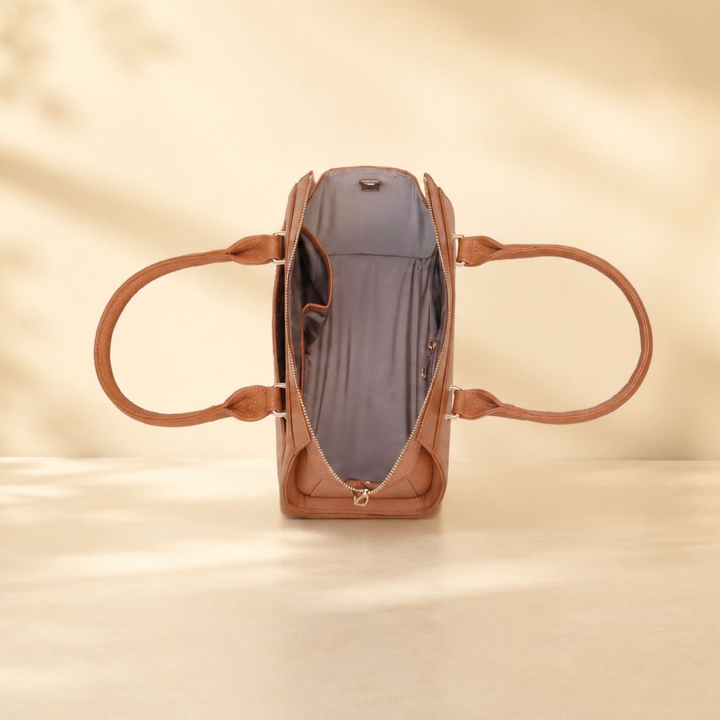 Luxury Genuine Leather Women's Top Handle Satchel Bag – Premium Crossbody Handbag | Leathers Crafted