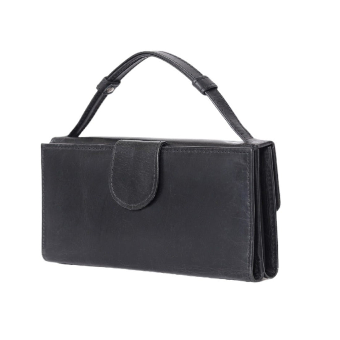 Leathers Crafted Genuine Leather Women's Clutch Wallet – Elegant Hand Strap Evening Purse & Organize