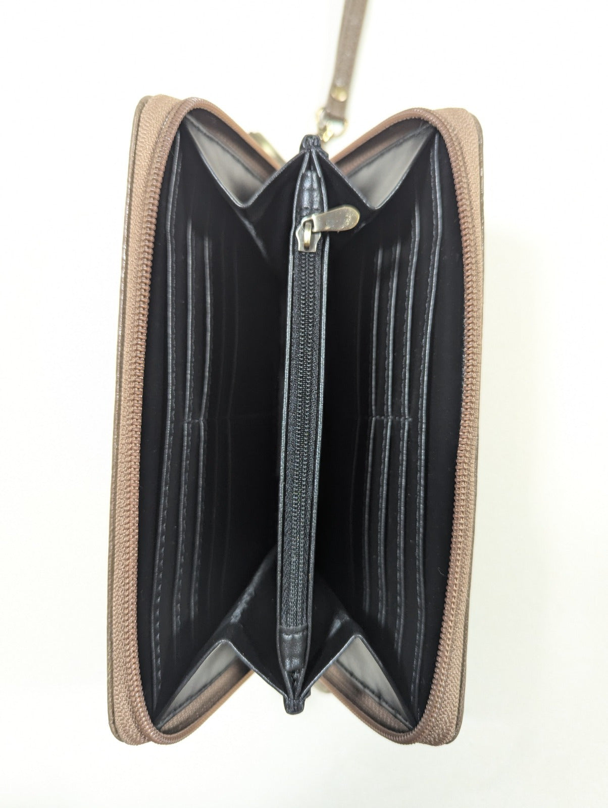 Leathers Crafted Genuine Leather Zip Around Wristlet Wallet – Premium Travel Clutch Organizer for Men & Women