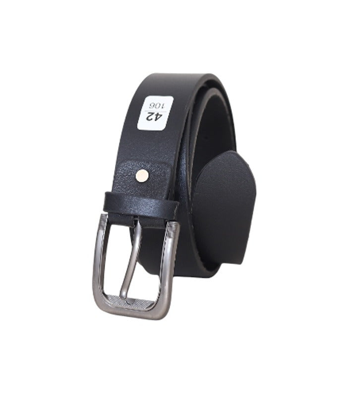 Brown Leather Belt for Men – Classic Metal Buckle Casual & Dress Belt | Leathers Crafted