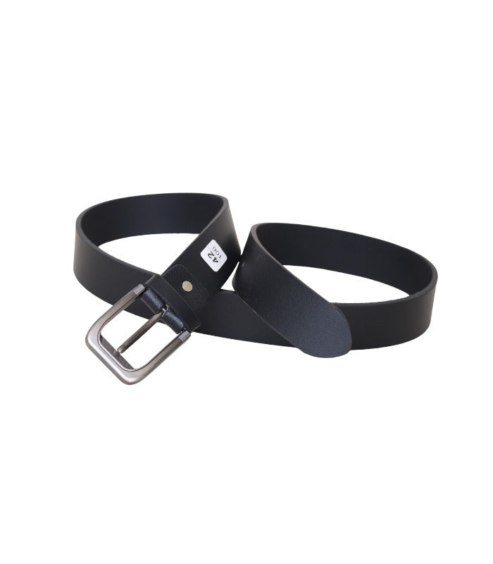 Brown Leather Belt for Men – Classic Metal Buckle Casual & Dress Belt | Leathers Crafted