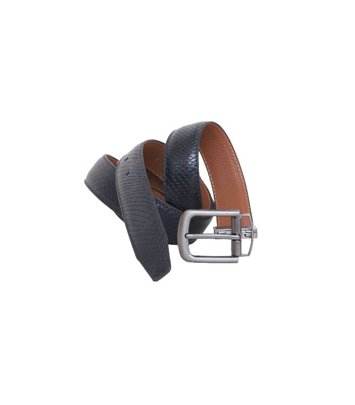 Reversible Leather Belt for Men – Double-Sided Black & Brown Dress Belt | Leathers Crafted