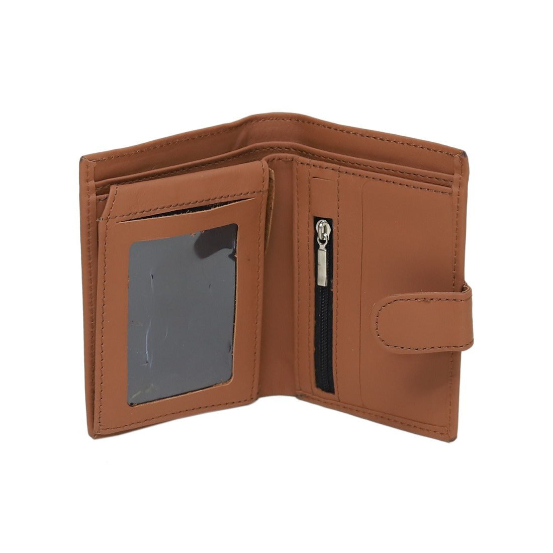 Gray Leather Bifold Wallet for Men – Slim Strap Closure Wallet | Leathers Crafted