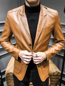 Classic Camel Brown Leather Coat – Timeless Elegance and Warmth Leathers Crafted