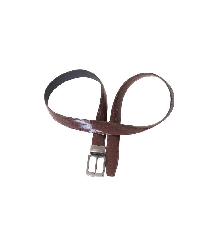 Reversible Leather Belt for Men – Double-Sided Black & Brown Dress Belt | Leathers Crafted