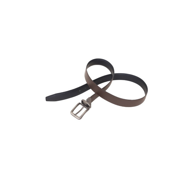 Reversible Leather Belt for Men – Double-Sided Black & Brown Dress Belt | Leathers Crafted