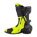 Neon Yellow Motorcycle Racing Boots | Sport Bike Riding Boots | Protective Moto Boots | CE Style Rider Gear | Touring & Racing Footwear